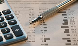 Calculator 
and data financials